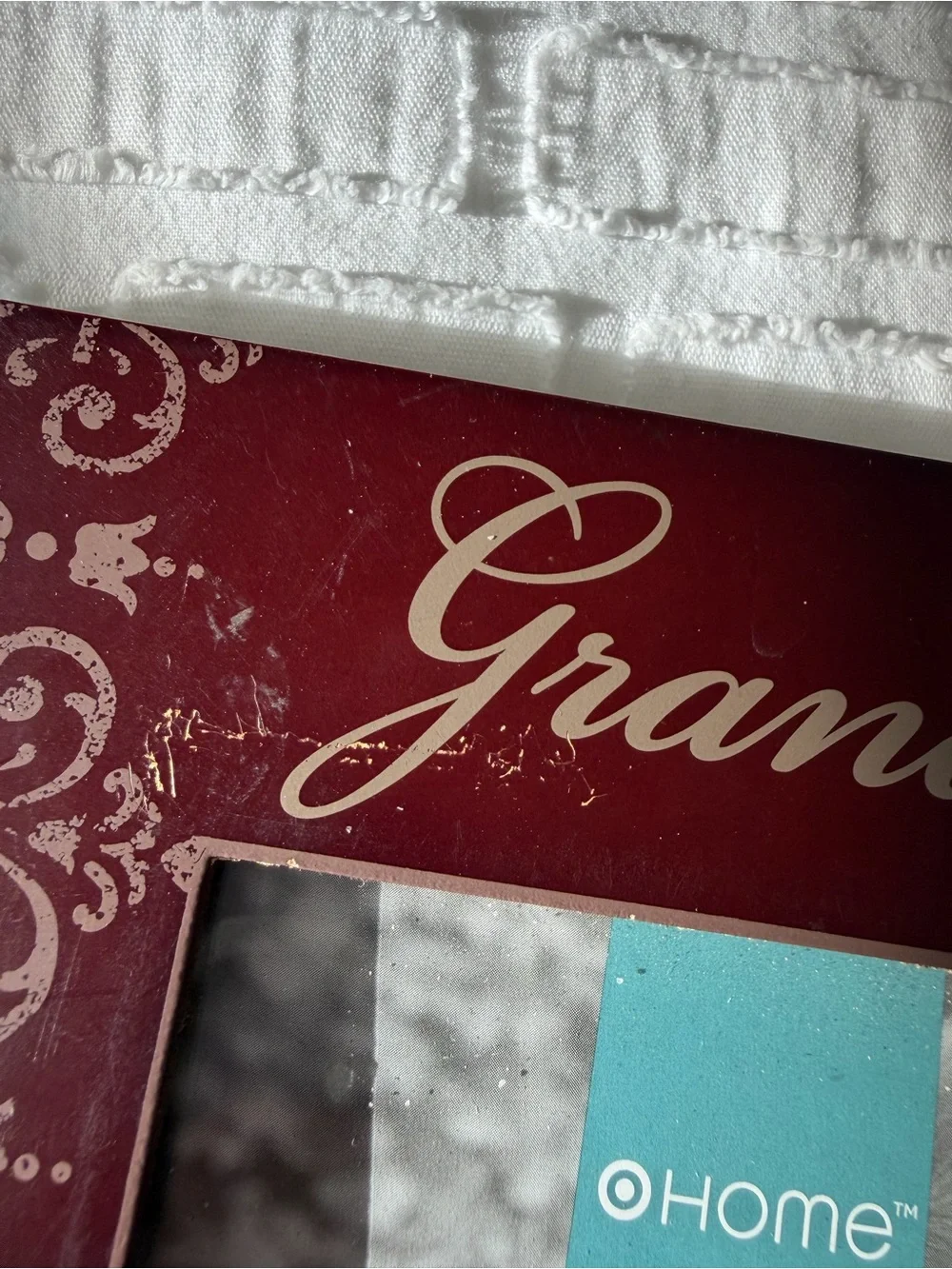 Target Grandchildren Picture Frame in deep red